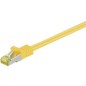 goobay CAT 7 SFTP, PiMF 10m Patchkabel Yellow goobay CAT 7 SFTP, PiMF 10m Patchkabel Yellow